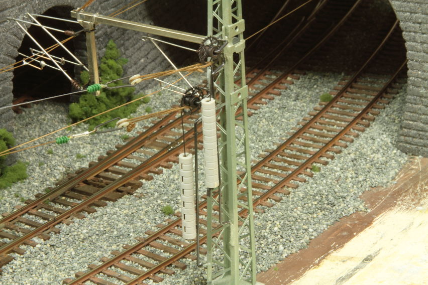 Radspannwerk an einem Turmast mit Rohrausleger.
Keywords: 2010;Oberleitung;Wendelsteig